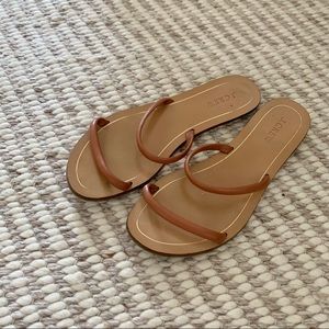 J.Crew leather strap sandals size 8